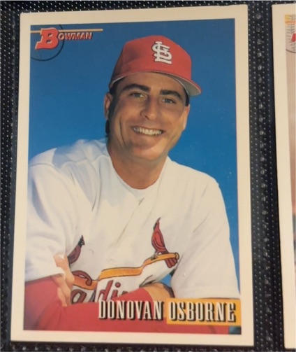 1993 Bowman #376 Donovan Osborne — front