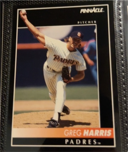 1992 Pinnacle #169 Greg Harris — front