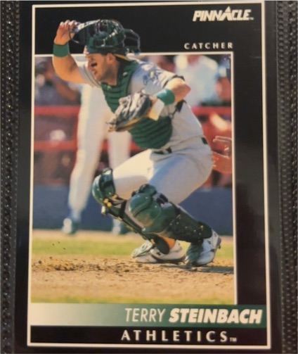 1992 Pinnacle #76 Terry Steinbach — front