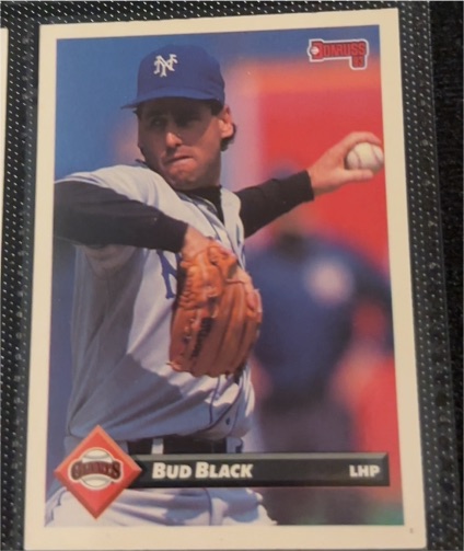 1993 Donruss #50 Bud Black — front