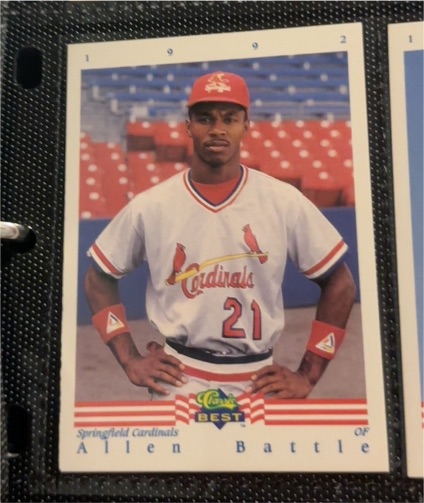1992 Classic Best #269 Allen Battle — front
