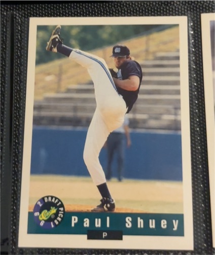 1992 Classic Draft Picks #2 Paul Shuey — front