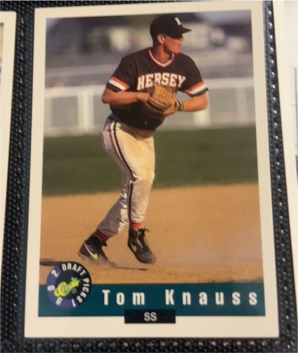 1992 Classic Draft Picks #49 Tom Knauss — front
