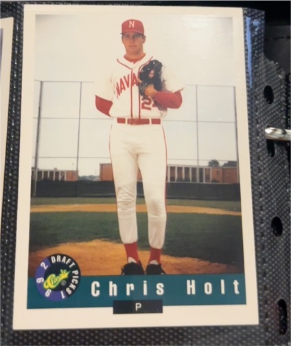 1992 Classic Draft Picks #50 Chris Holt — front