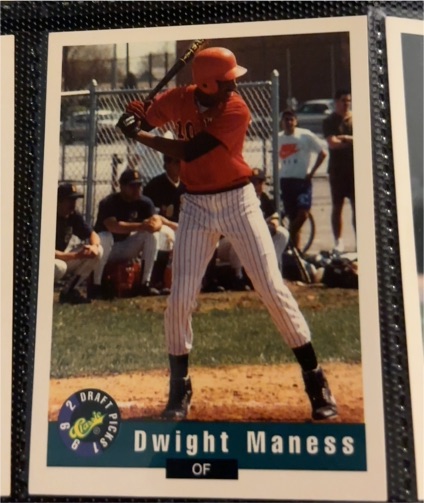 1992 Classic Draft Picks #56 Dwight Maness — front