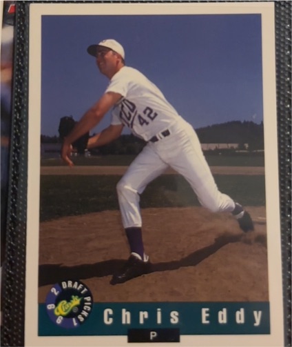 1992 Classic Draft Picks #57 Chris Eddy — front