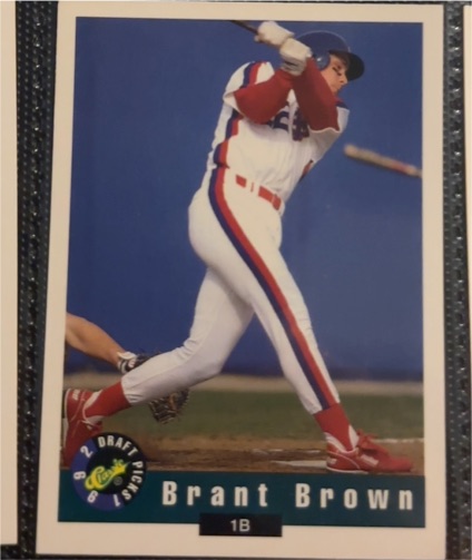 1992 Classic Draft Picks #58 Brant Brown — front