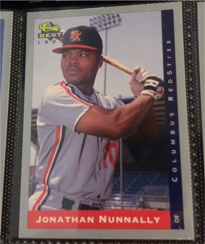 1993 Classic Best #231 Jonathan Nunnally — front