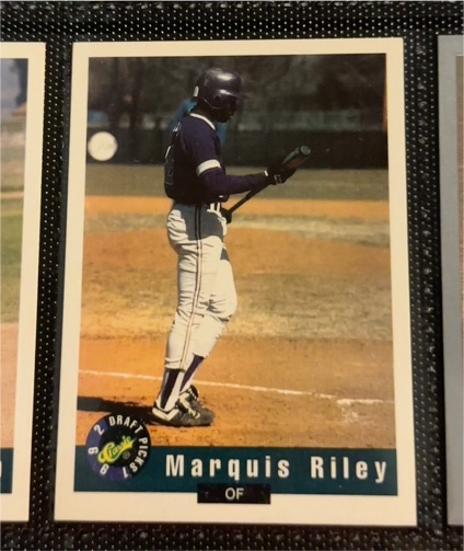1992 Classic Draft Picks #48 Marquis Riley — front