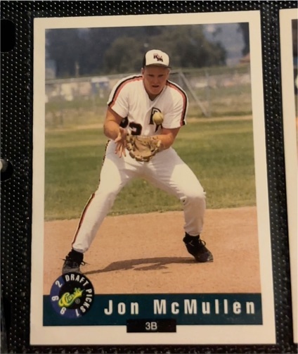 1992 Classic Draft Picks #116 Jon McMullen — front