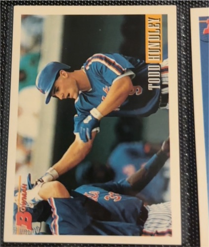 1993 Bowman #398 Todd Hundley — front