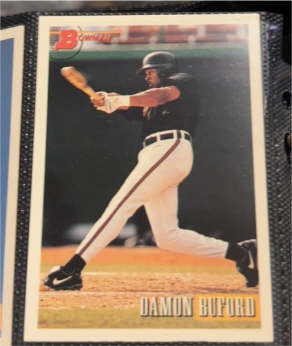 1993 Bowman #141 Damon Buford — front