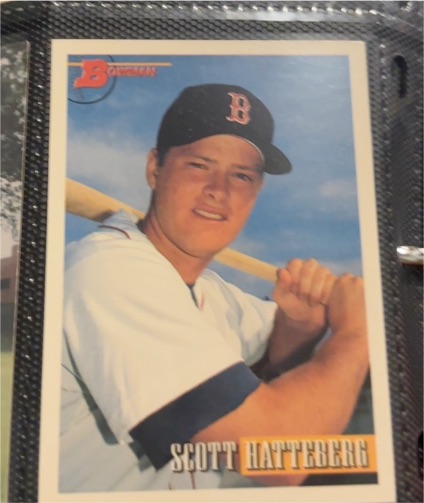 1993 Bowman #87 Scott Hatteberg — front