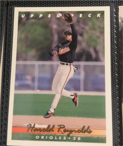 1993 Upper Deck #803 Harold Reynolds — front