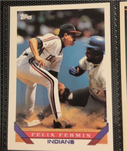 1993 Topps #462 Felix Fermin — front