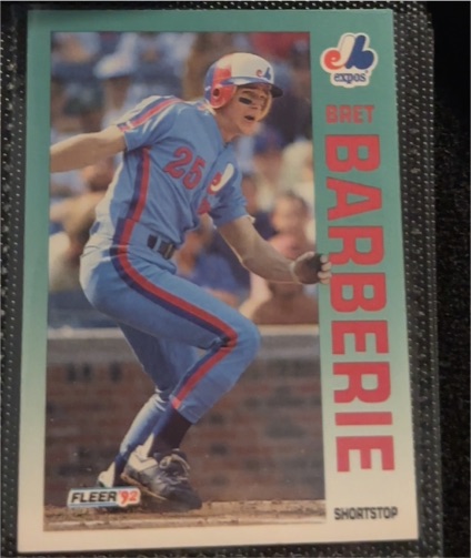 1992 Fleer #472 Bret Barberie — front