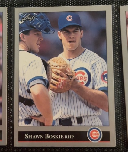 1992 Leaf #162 Shawn Boskie — front