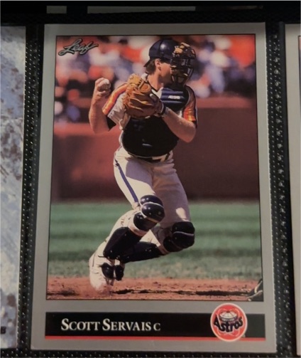 1992 Leaf # Scott Servais — front
