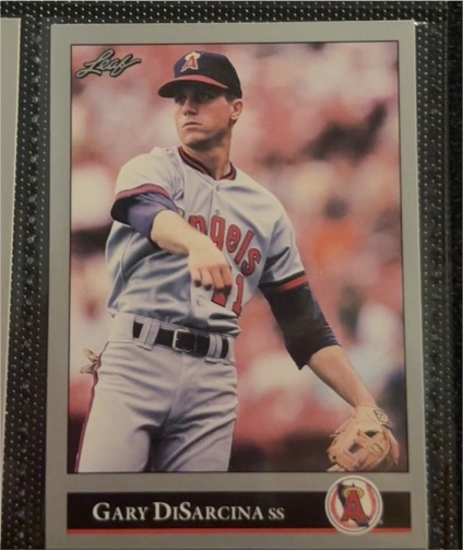 1992 Leaf #48 Gary DiSarcina — front