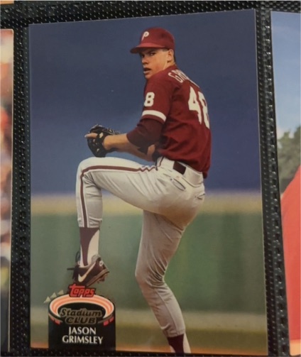 1992 Topps Stadium Club #418 Jason Grimsley — front