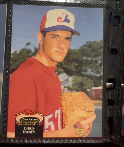 1992 Topps Stadium Club #449 Chris Haney — front