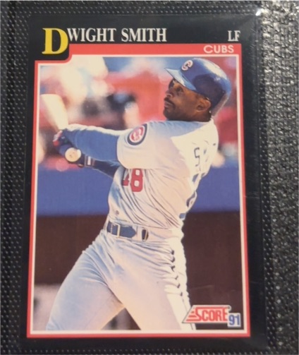 1991 Score #301 Dwight Smith — front