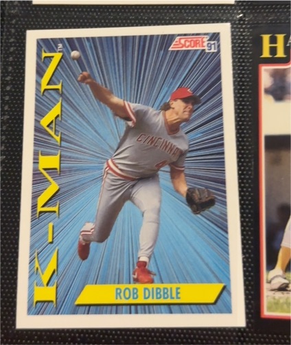 1991 Score #407 Rob Dibble — front