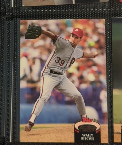 1991 Topps Stadium Club #NNO Wally Ritchie — front