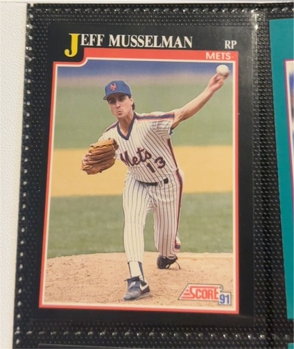 1991 Score #294 Jeff Musselman — front