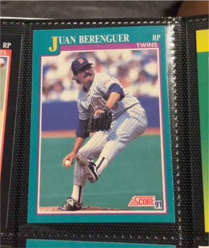 1991 Score #111 Juan Berenguer — front