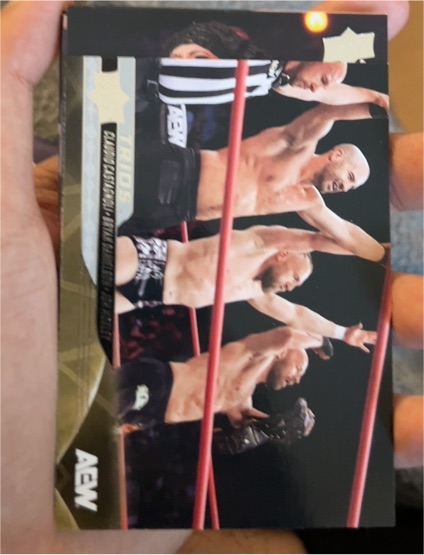 2025 Upper Deck AEW #81 Jon Moxley / Claudio Castagnoli / Bryan Danielson — front