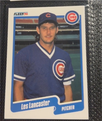 1990 Fleer #35 Les Lancaster — front
