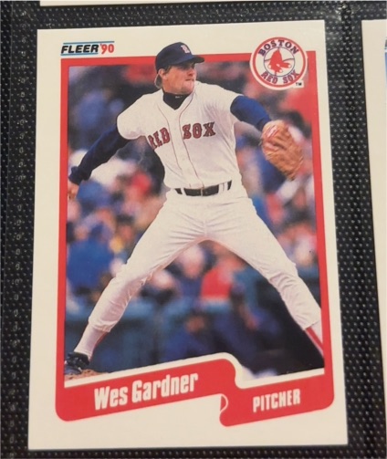 1990 Fleer #275 Wes Gardner — front