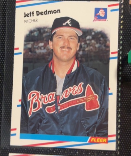 1988 Fleer #537 Jeff Dedmon — front