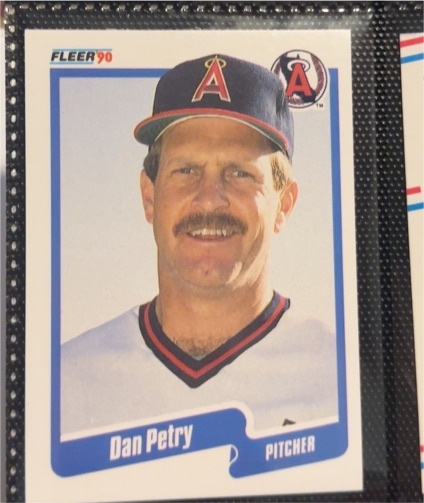 1990 Fleer #142 Dan Petry — front