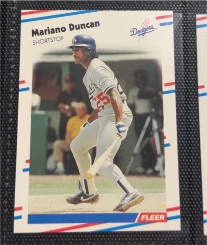 1988 Fleer #513 Mariano Duncan — front