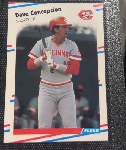 1988 Fleer #229 Dave Concepcion — front