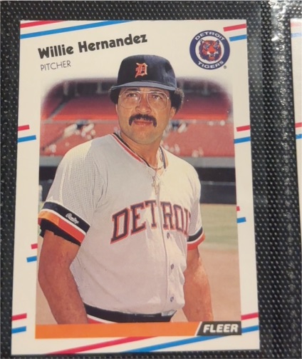 1988 Fleer #58 Willie Hernandez — front