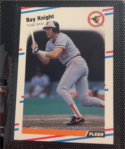 1988 Fleer #564 Ray Knight — front