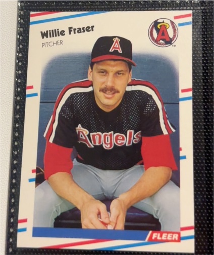 1988 Fleer #490 Willie Fraser — front