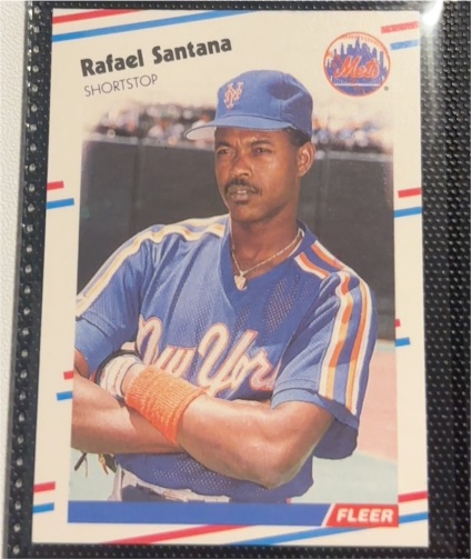 1988 Fleer #149 Rafael Santana — front