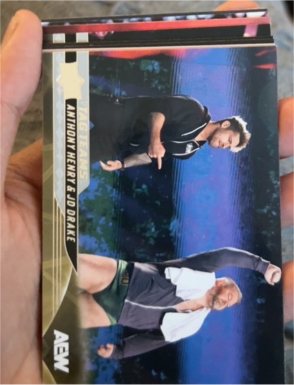 2025 Upper Deck AEW #77 Anthony Henry & JD Drake — front