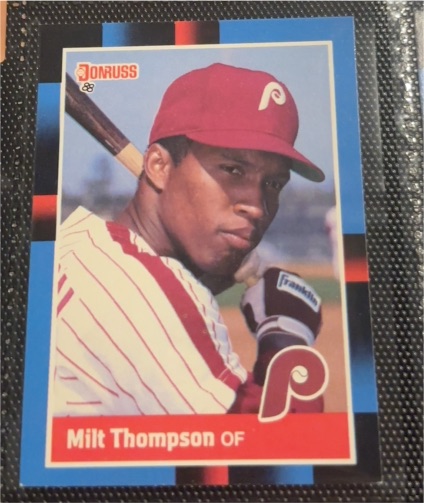 1988 Donruss #88 Milt Thompson — front