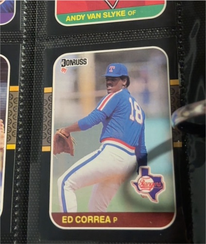 1987 Donruss #57 Ed Correa — front