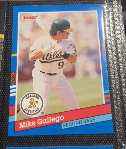 1991 Donruss #158 Mike Gallego — front