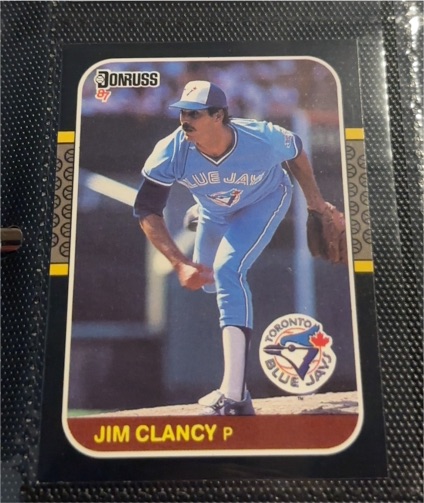1987 Donruss #639 Jim Clancy — front