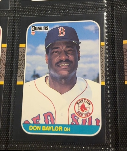 1987 Donruss #339 Don Baylor — front