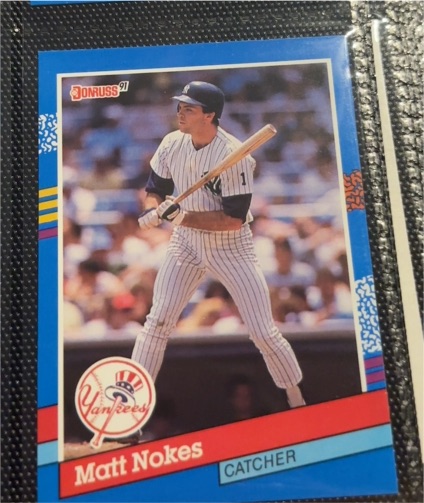 1991 Donruss #170 Matt Nokes — front