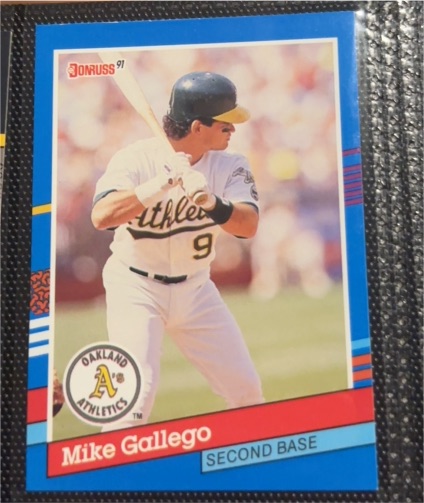 1991 Donruss #158 Mike Gallego — front