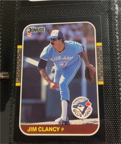 1987 Donruss #639 Jim Clancy — front